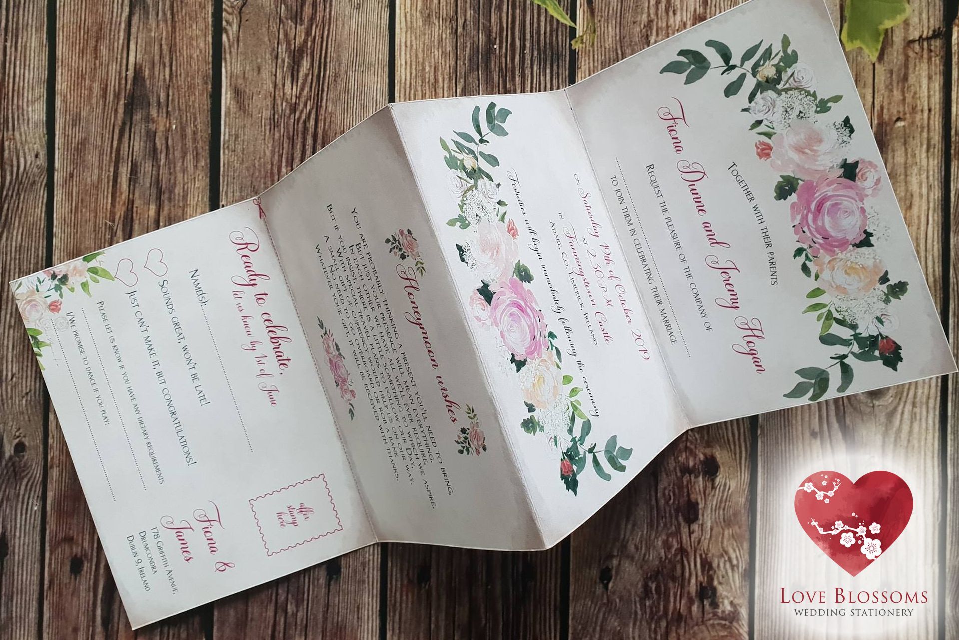 Wedding Invitations by Loveblossoms